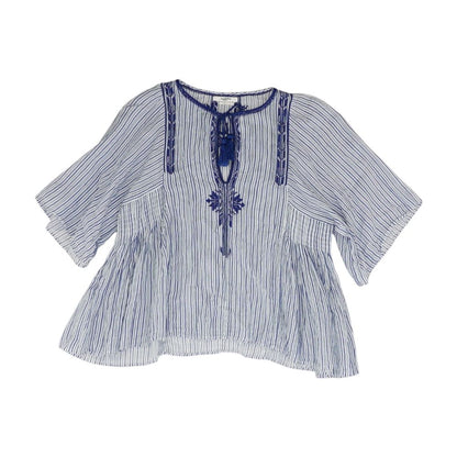 Blue Striped Blouse