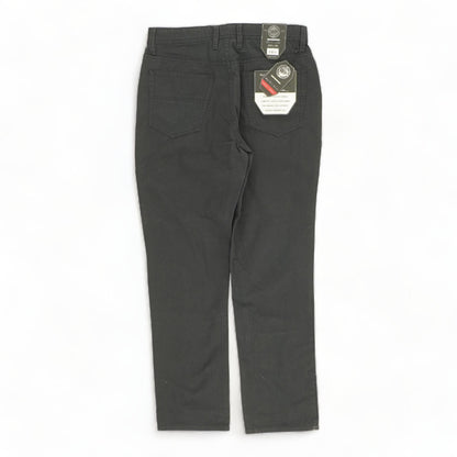 Charcoal Solid Straight Jeans