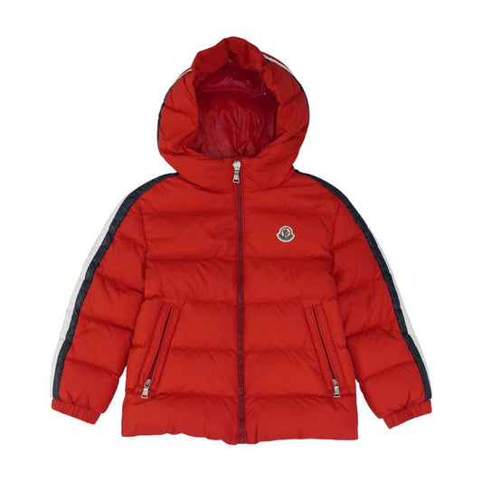 Red Striped Chrale Ski Jacket