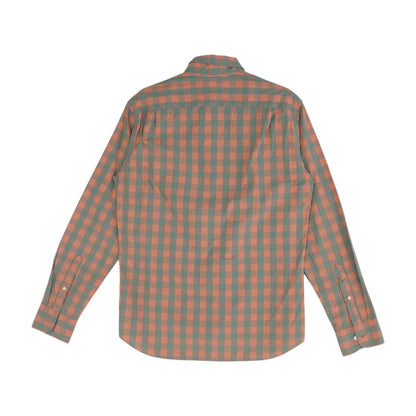 Pink Check Long Sleeve Button Down