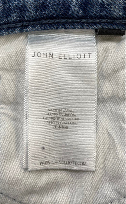 Distressed Blue Denim Jeans