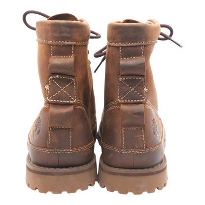 Original Brown Leather Lace Up Boots