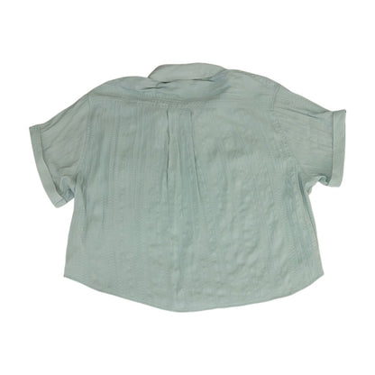 Green Button Down
