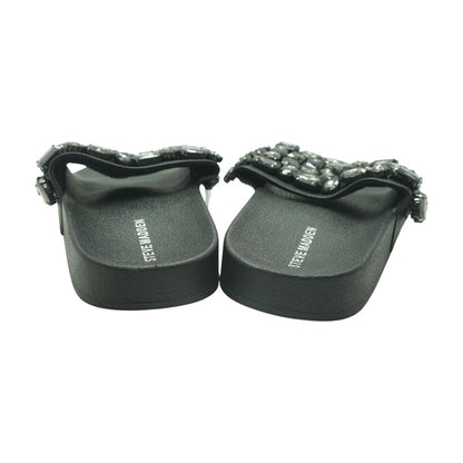 Black Casual Slide Sandals