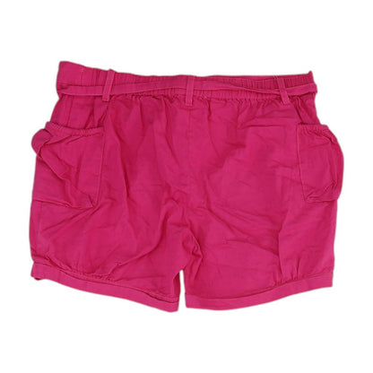 Pink Solid Shorts