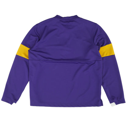 Purple Color Block 1/4 Zip Pullover