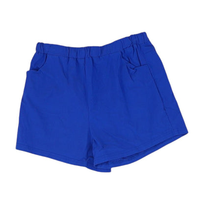 Navy Solid Shorts