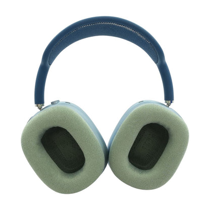 Sky Blue AirPods Max (Lightning) with Green Earpads