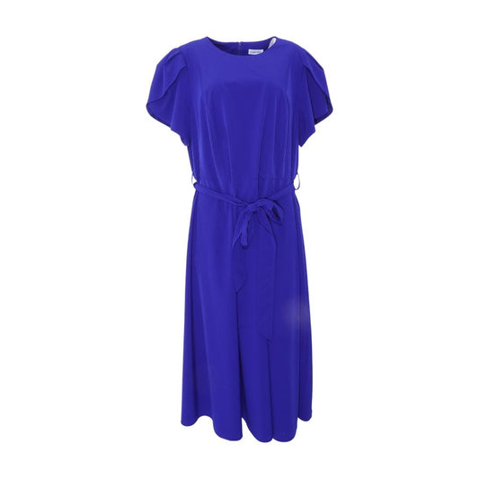 Blue Petite Midi Dress