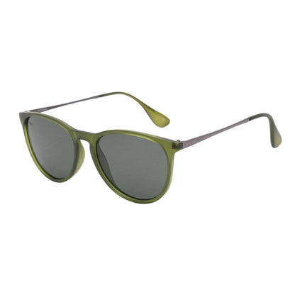 Green Allure Round Sunglasses