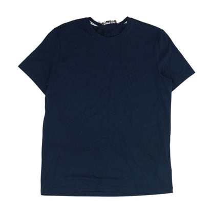 Navy Solid Crewneck T-Shirt
