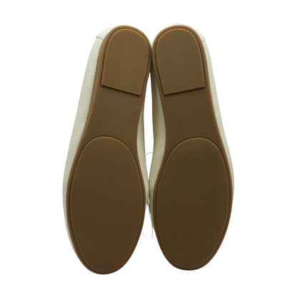 Ivory Loafer Flats