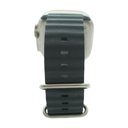 49mm Ultra 2 Natural Titanium Smartwatch Black Band O/S
