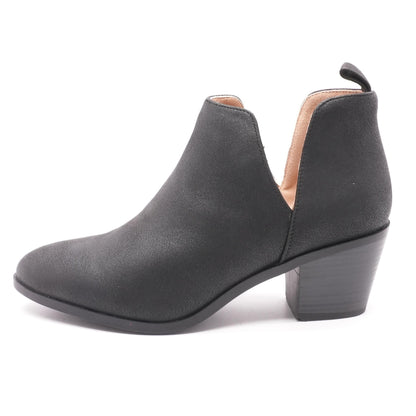 Lola Black Ankle Boots