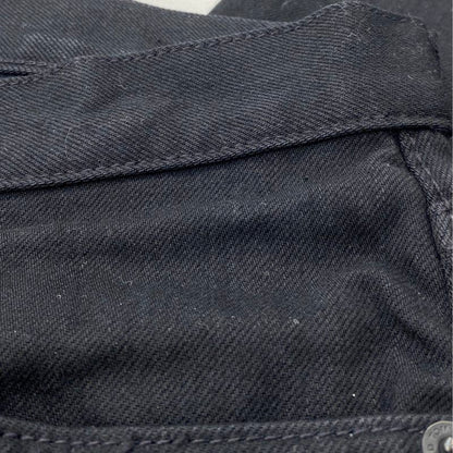 Black Stretch Twill Slim Fit Denim Jeans