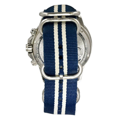 Men's Skymasters Collection Blue And Silver Chronograph Stainless Steel Watch