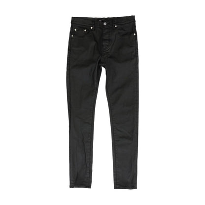 Black Solid Five Pocket Pants Style No. P001