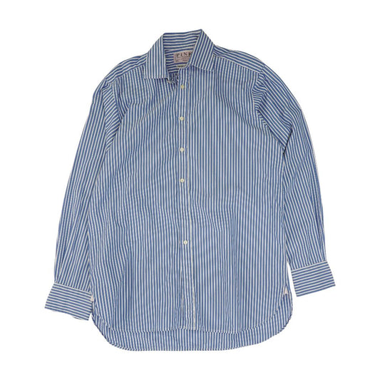 Blue Striped Long Sleeve Button Down