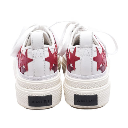 White Platform Star Court Low-Top Sneakers