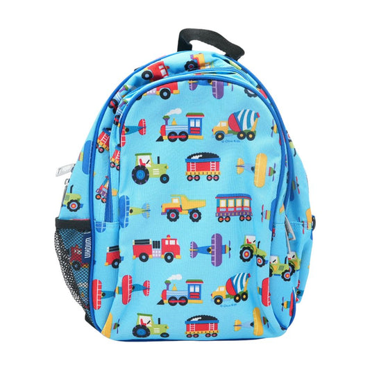 Blue Trains, Planes, & Trucks Backpack