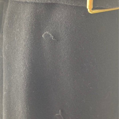 Black Wool Blend Coat