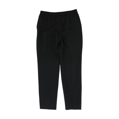 Black Solid Casual Pants