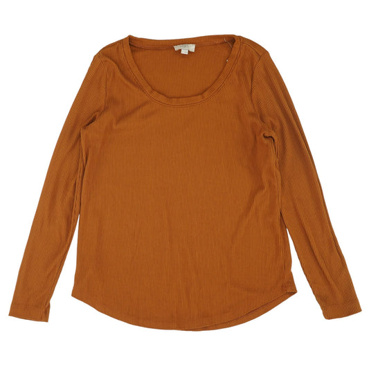 Rust Solid Knit Top