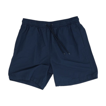Navy Solid Swim Shorts