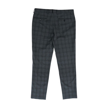 Gray Plaid Dress Pants