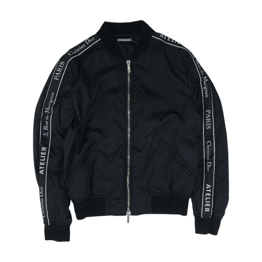 AW18 Homme Atelier Taping Logo Black Jacket