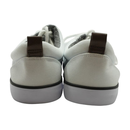 White Lace Up Casual Shoes