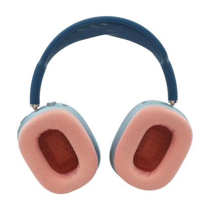 Sky Blue Airpods Max (Lightning) with Red Earpads