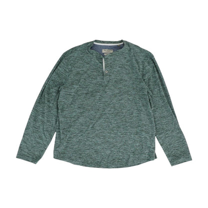 Green Solid Henley T-Shirt