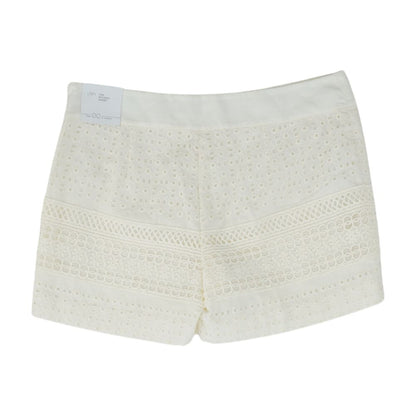 Ivory Eyelet Shorts