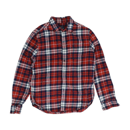 Red Plaid Flannel Button Down