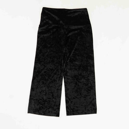 Black Solid Pajama Bottom