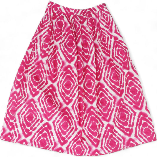 Pink Misc Midi Skirt