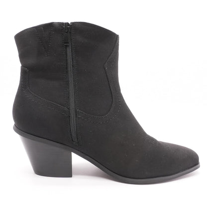 Western Black Ankle Boots