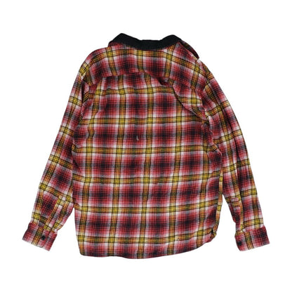 Red Plaid Flannel Button Down