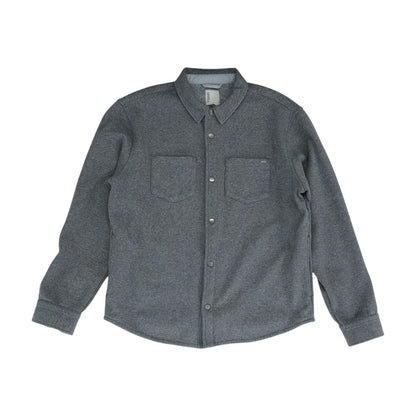 Gray Solid Outdoor Button Down