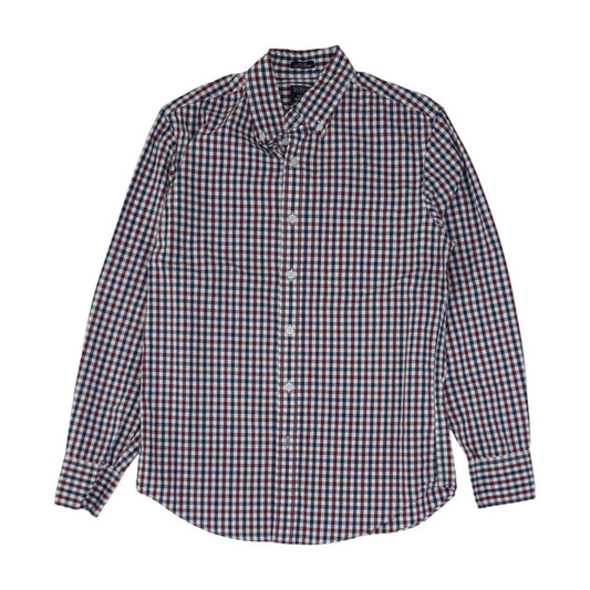 Red Check Long Sleeve Button Down