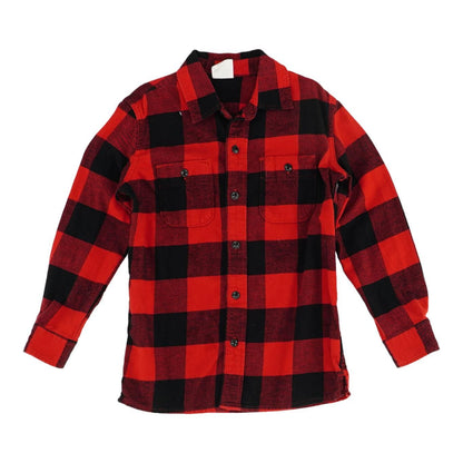 Red Plaid Flannel Button Down
