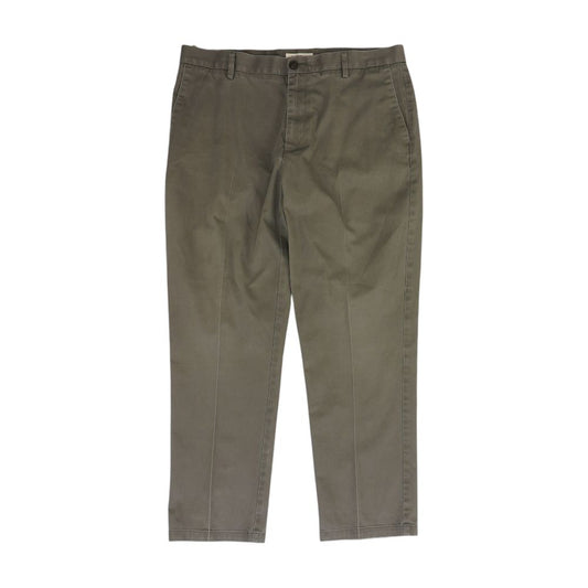 Olive Solid Khaki Pants