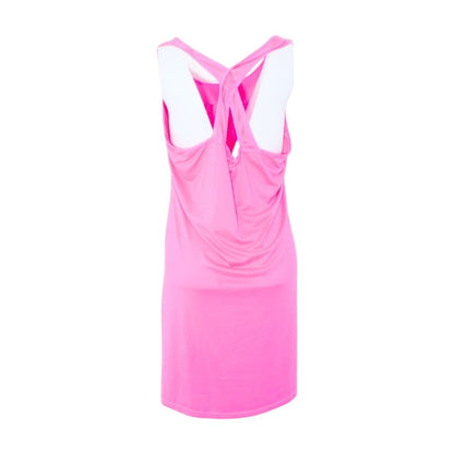 Neon Pink Solid Gown