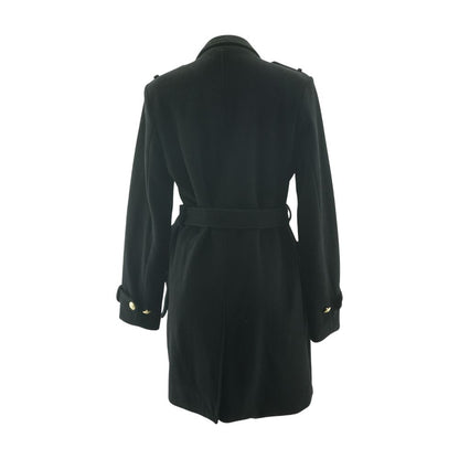 Black Wool Blend Coat