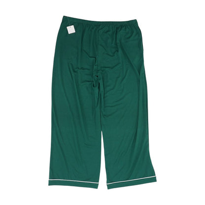 Green Solid Pajama Bottom