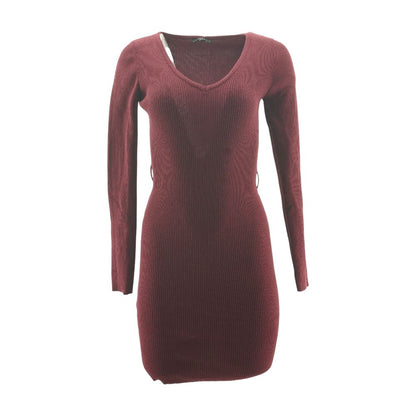 Maroon Mini Dress