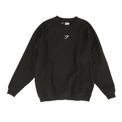 Black Solid Sweatshirt