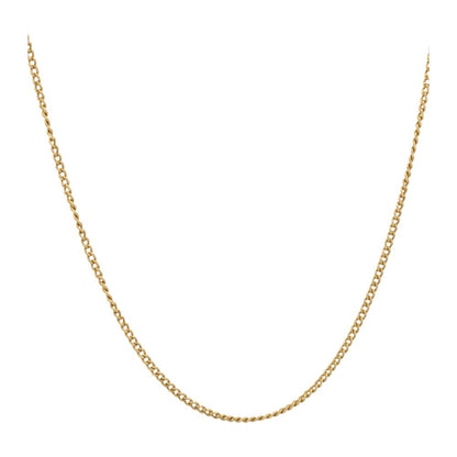 14K Gold Semi-Twist Cuban Chain