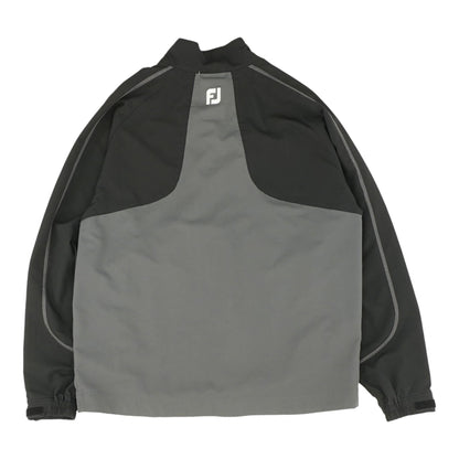 Black Color Block 1/4 Zip Pullover